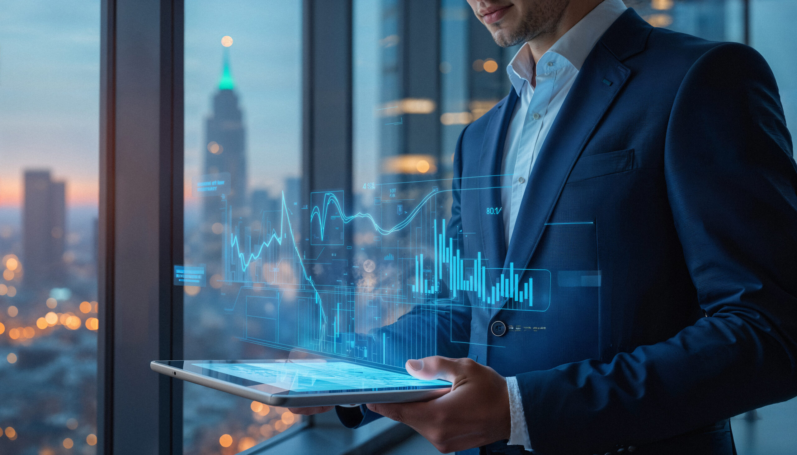empresario-analisar-dados-mercado-de-acoes
